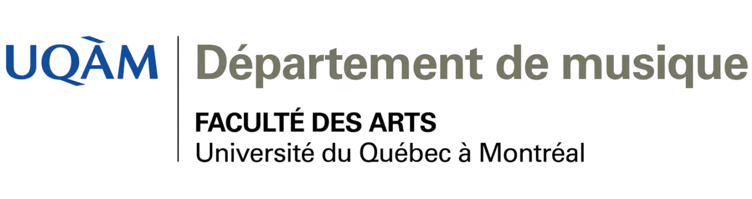 Logo Département de musique de l'UQÀM